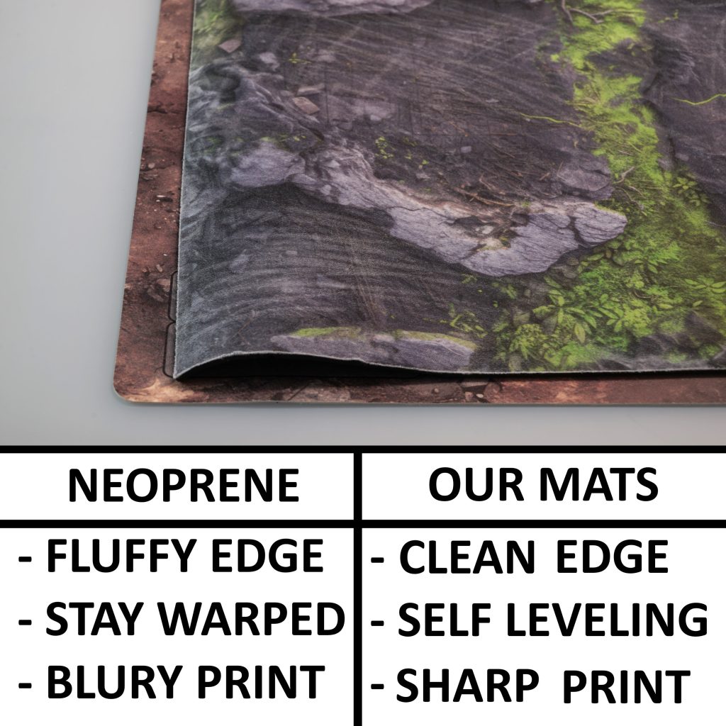 2D6 Gaming Mat comparison